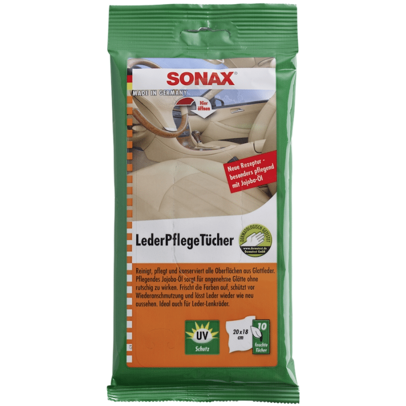 Lingettes de nettoyage cuir